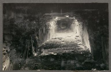 Inside the cave, Easter Island