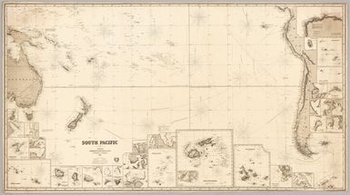 South Pacific. London. Published By James Imray And Son, 89 Minories And Tower Hill, 1875. Constructed by James F. Imray F.R.G.S. (with) thirty-six inset maps.