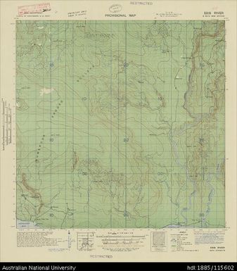 Papua New Guinea, New Britain, Esis River, Provisional map, Sheet B56/6, 1943, 1:63 360