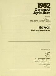 1982 census of agriculture, pt.11- Hawaii