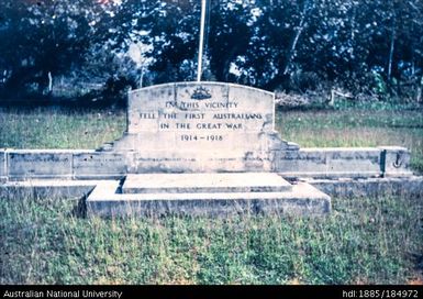 World War I Memorial - Bita Paka, Rabaul