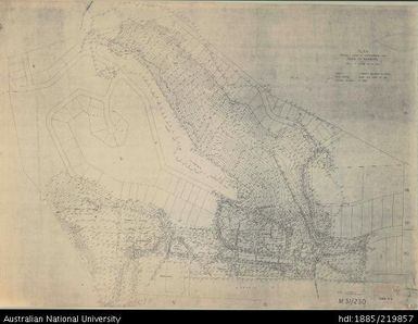 Papua New Guinea, Plan for Proposed Design of North-Western Area Town of Kainantu, 1:1 584, 1971