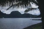 A view of Pago Pago harbor, as photographed by a member of the Capricorn Expedition (1952-1953) during a stopover in American Samoa. January 1953