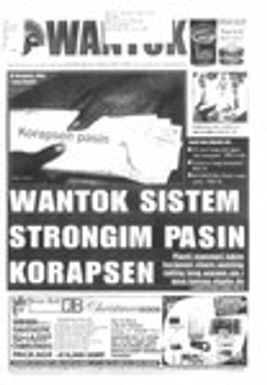 Wantok Niuspepa--Issue No. 1638 (December 08, 2005)