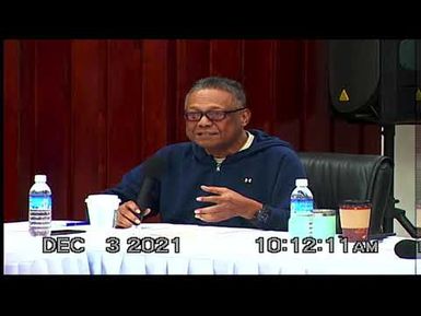 THE SENATE COMMITTEE ON HEALTH AND SOCIAL WELFARE CONFIRMATION HEARING: Mr. Gaafar Ucherbelau