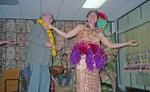 Roger Green dancing with Samoan group