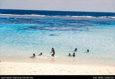 New Caledonia - Kanaks at the beach