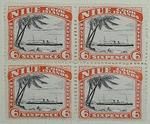 Stamps: Niue and Cook Islands Six Pence