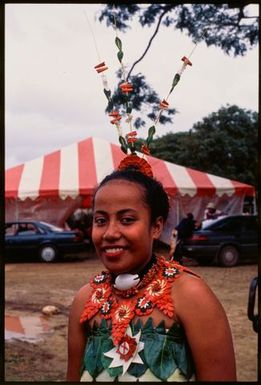Portrait of a young woman,Tonga