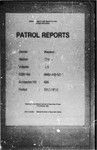 Patrol Reports. Western District, Daru, 1953 - 1956