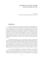 Le périple de Henry Adams dans les mers du Sud  - Florent Atem