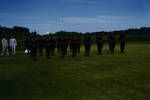 [Group of Papuan policemen, standing in row], Sohano, 1960