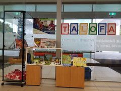 Sāmoan Language Week display, Upper Riccarton Library