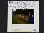 Brownies, Girl Guides and Girls' Brigade on parade for Governor General's visit, Jun 1964