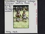 Western Highland village women selling their produce at the Mt Hagen market, May 1963