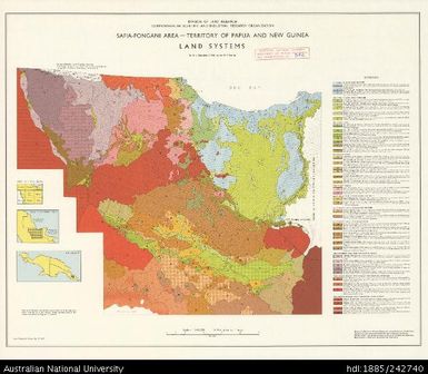 Papua New Guinea, Safia-Pongani Area, Land Systems, CSIRO Land Research Series 17, 1967, 1:250 000