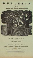 Bulletin de la Société des Études Océaniennes numéro 129
