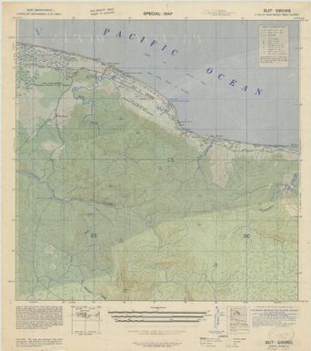 Special map, northeast New Guinea (But Drome , front)
