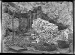 Food offerings, possibly part of a shrine