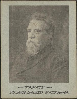 [Portrait of] Tamate Rev. James Chalmers of New Guinea