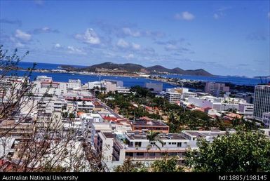 New Caledonia - view over Nouméa rooftops from Cathédrale Saint-Joseph de Nouméa