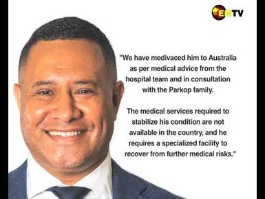GOVERNOR PARKOP RECOVERING