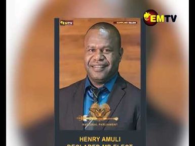 HENRY AMULI DECLARED AS SOHE MP