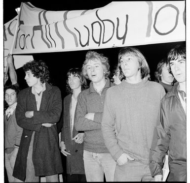 "Stop the Tour 1976" protest in Wellington