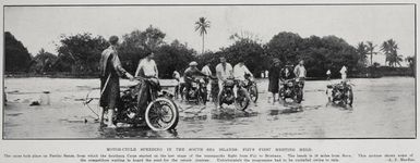 Motor-Cycle Speeding in the South Sea Islands: Fiji's First Meeting Held