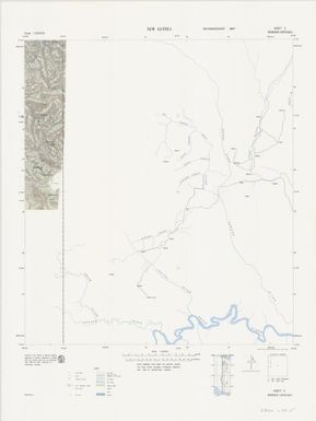 New Guinea, Border (special) 1:100,000 (sheet 2)