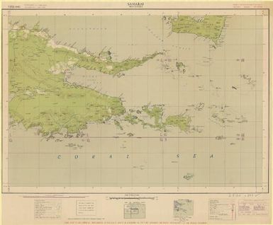 Samarai New Guinea / drawn and reproduced by L.H.Q, (Aust.) Cartographic Company, 1942