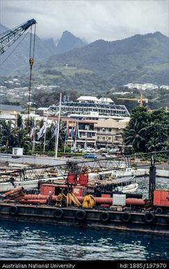 French Polynesia - Harbour view, Papeete