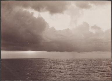 Sunset off the coast of Santa Cruz, Santa Cruz Islands, 1906 / J.W. Beattie