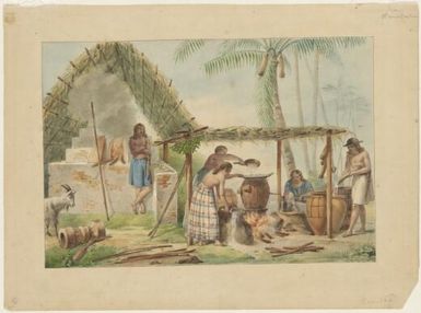 [Vue d'une distillerie sur l'Ile Guam] [J. Alphonse Pellion]