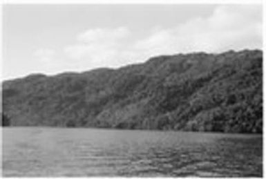 East Kwaio coast of Malaita, probably taken inside of Sinalagu Harbour