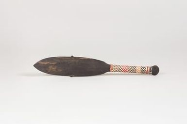 War Club From Solomon Islands Given to Charles A. Lindbergh During World War II