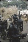 Port Moresby show: dancers with grass headdresses