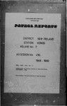 Patrol Reports. New Ireland District, Konos, 1968 - 1969