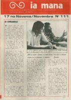 Ia Mana : bulletin de liaison du Ia Mana te nuna'a du  17 novembre 1983 (n° 111) au 20 mars 1984 (n° 118)