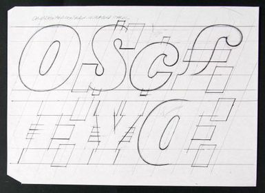 Churchward Conserif UltraBold Italic Sketch