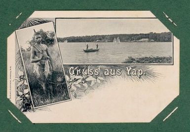 Gruss aus Yap (from Albert Ellis Ocean Island Photograph Album)