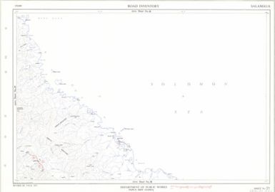 Papua New Guinea road inventory, July 1975: Salamauya (Sheet 27)