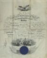 John Parker Naval Commission signed by President Garfield