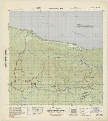 Provisional map, northeast New Guinea: Suain East (Sheet Suain East)