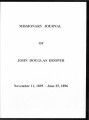Missionary journal of John Douglass Hooper (volume 2)