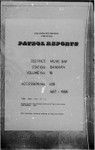 Patrol Reports. Milne Bay District, Baniara, 1957 - 1958