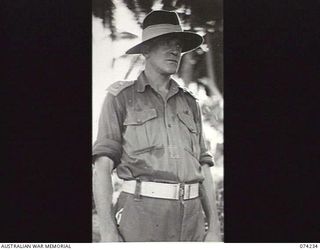 SIAR, NEW GUINEA. 1944-06-23. VX108132 LIEUTENANT-COLONEL R.R. MARSTON, DSO, ED, COMMANDING OFFICER, 57/60TH INFANTRY BATTALION