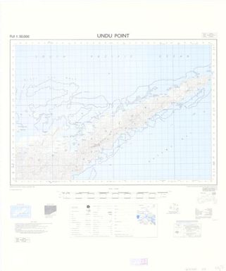Fiji 1:50,000: Undu Point (Sheet Vanua Levu 2)