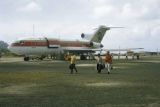 Federated States of Micronesia, people at airport on Yap Island