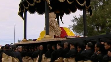 Funeral of Tongaâs King Taufa'ahau Tupou IV